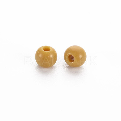 Opaque Acrylic Beads X-MACR-S370-C6mm-29-1