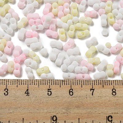 Macaron Color Opaque Frosted Glass Seed Beads SEED-K009-12B-13-1
