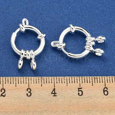 304 Stainless Steel Spring Ring Clasps STAS-G190-17S-D-1