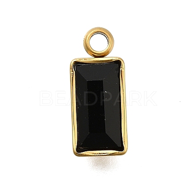 304 Stainless Steel Rhinestone Pendants STAS-Z125-11G-1