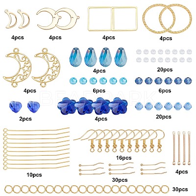 DIY Dangle Earring Making Kits DIY-SC0016-39-1