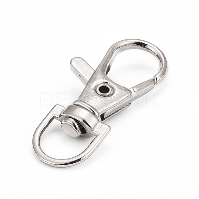 Iron Swivel Lobster Claw Clasps IFIN-C059-01-1