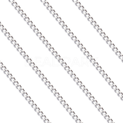 Aluminium Curb Chains X-CHA-T001-19S-1