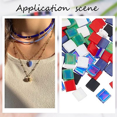 180Pcs 6 Style MIYUKI TILA Beads SEED-SC0001-05-1