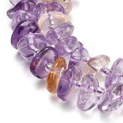 Natural Ametrine Beads Strands G-Z124-A02-01-1