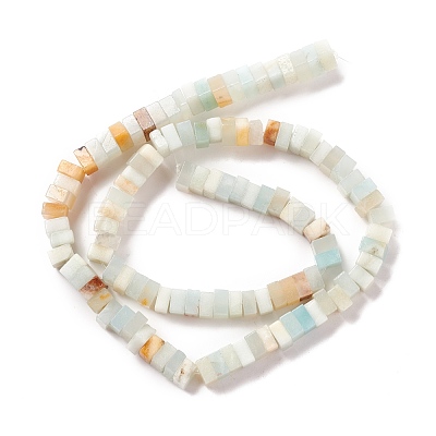 Natural Flower Amazonite Beads Strands G-K326-11-1