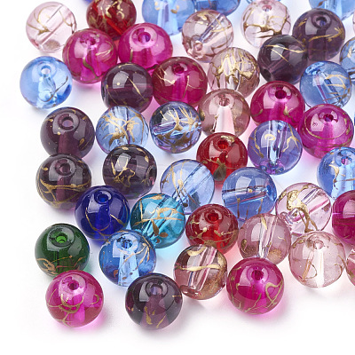 Drawbench Transparent Glass Beads GLAD-Q017-01-8mm-1