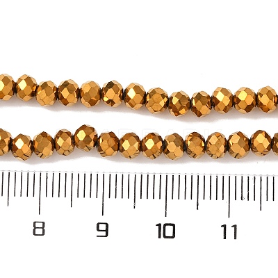 Electroplate Transparent Glass Beads Strands EGLA-A034-T4mm-UA01-1