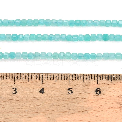 Natural Amazonite Beads Strands GG-CBA77FB-D02-02-1