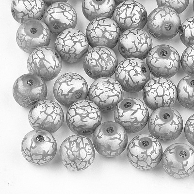 Electroplate Glass Beads X-EGLA-S178-03G-1