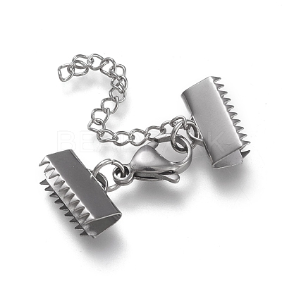Tarnish Resistant 304 Stainless Steel Curb Chain Extender STAS-K195-21P-01-1