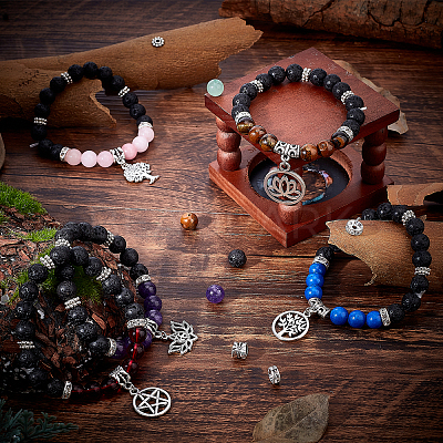DIY Yoga Bracelet Making Kit DIY-SC0019-29-1