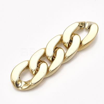 UV Plating ABS Plastic Linking Rings CCB-S162-03G-1