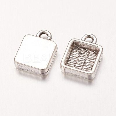 Metal Alloy Pendant Cabochon Settings X-PALLOY-AD-77565-AS-1