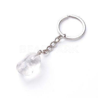 Natural Crystal Keychain G-Q484-D10-1