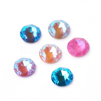 Glass Rhinestone Cabochons RGLA-L024-J03-MI-1