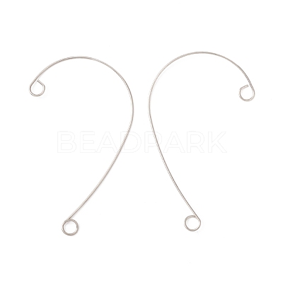 Tarnish Resistant 316 Stainless Steel Ear Cuff Findings STAS-H148-02P-1