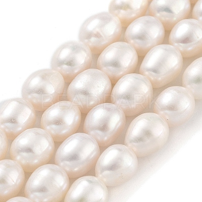 Natural Cultured Freshwater Pearl Beads Strands PEAR-P062-09C-1
