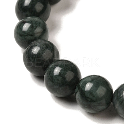 Natural Black Jade Beads Strands G-H067-A03-10MM-1