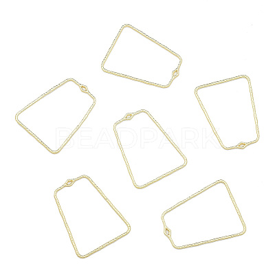 Alloy Open Back Bezel Pendants X-PALLOY-T085-04LG-1