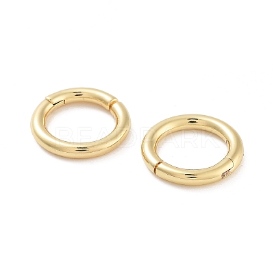 Rack Plating Brass Twister Clasp KK-G512-09A-G-1