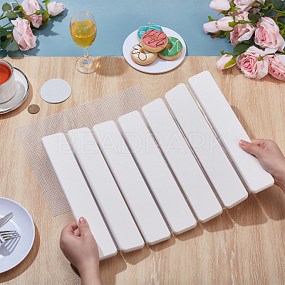 Rectangle Diatomaceous Earth Bathroom Mat AJEW-WH0556-50A-1