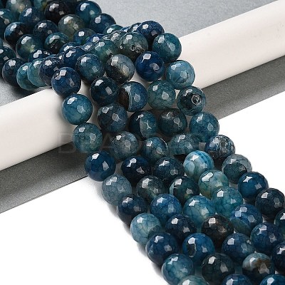 Natural Agate Beads Strands G-M437-C01-01B-1