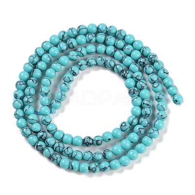 Synthetic Turquoise Beads Strands G-U004-02B-1