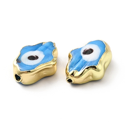 Handmade Evil Eye Lampwork Beads LAMP-F026-03J-1