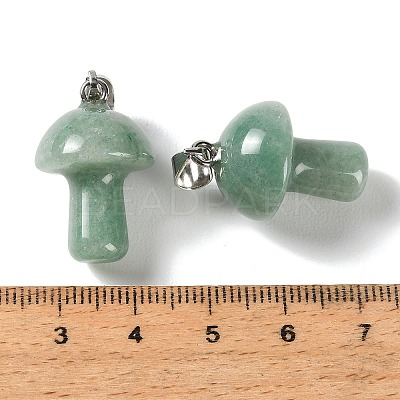 Natural Green Aventurine Pendants GG-CBAA0EE-05P-07-1