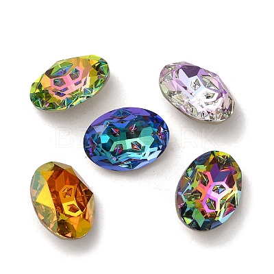 K9 Glass Rhinestone Cabochons RGLA-P036-06B-M-1