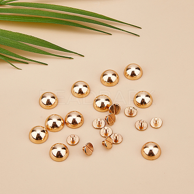 20Pcs Brass Rivet FIND-HS0002-35-1
