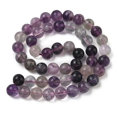 Natural Fluorite Beads Strands G-E598-02A-1