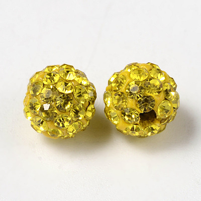 Pave Disco Ball Beads RB-H258-8MM-249-1
