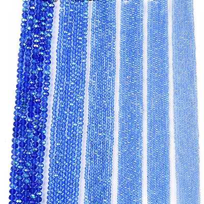 Electroplate Glass Beads Strands EGLA-A044-T4mm-L14-1