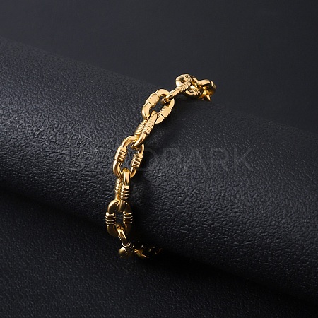 304 Stainless Steel Cable Chain Bracelets for Men WG3B3AC-01-1