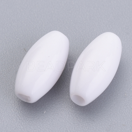 Opaque Acrylic Beads SACR-S300-18A-01-1