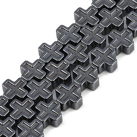 Synthetic Non-magnetic Hematite Beads Strands G-K375-D01-01-1