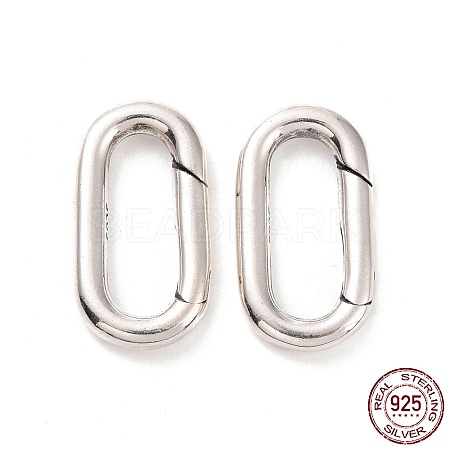 925 Sterling Silver Spring Gate Rings STER-D036-15AS-1