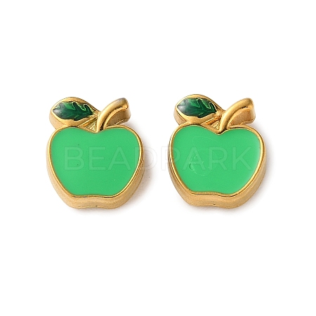 304 Stainless Steel Enamel Charms STAS-B100-06G-01-1
