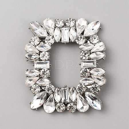 Alloy Crystal Rhinestone Shoe Decorations FIND-WH0153-05P-1