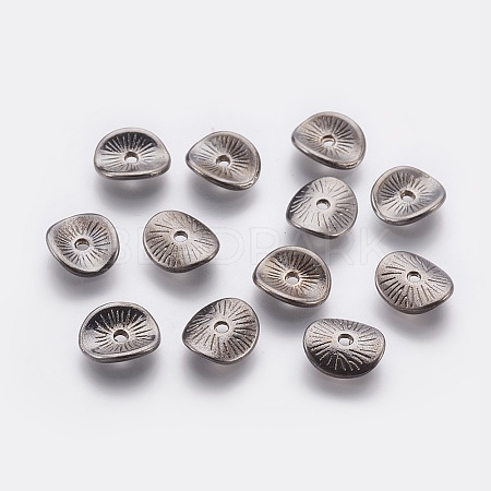 Tibetan Style Wavy Spacer Beads LS-TIBEP-A11067-B-LF-1