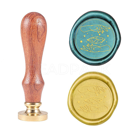 Wax Seal Stamp Set AJEW-WH0131-653-1