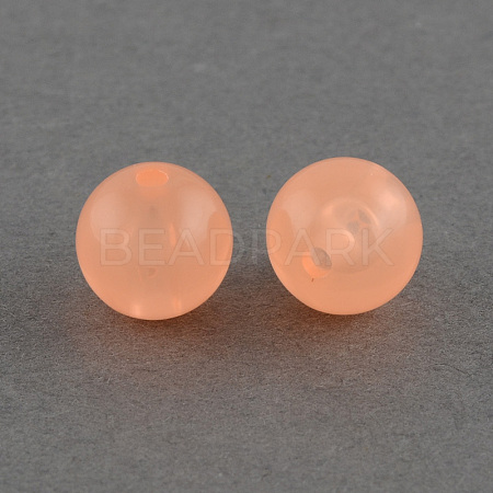 Imitation Jelly Acrylic Beads SACR-R836-8mm-01-1