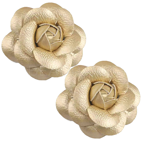 PU Leather Alligator Hair Clips for Girls OHAR-WH20008-18A-1