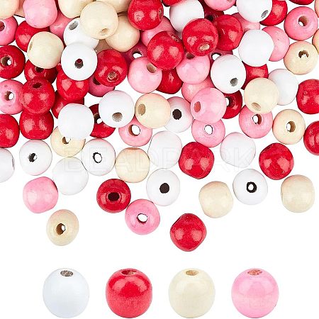 Natural Wood Beads WOOD-FH0001-46-1