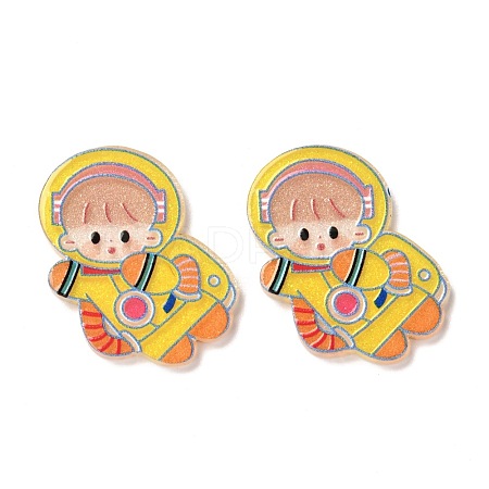 Cartoon Acrylic Cabochons MACR-P021-B06-1