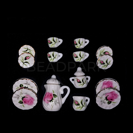 Mini Porcelain Tea Set BOTT-PW0001-213A-18-1