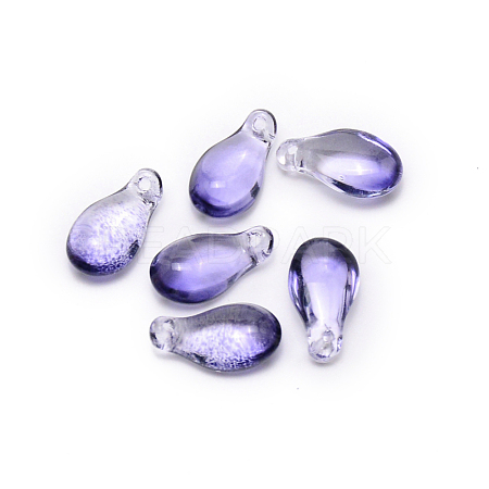 Transparent Glass Pendants LAMP-WH0006-04-1