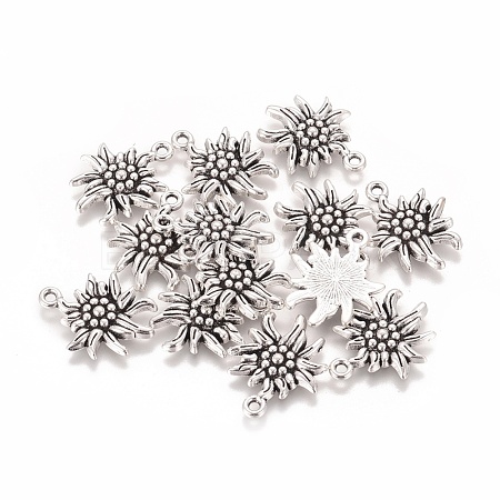 Tibetan Style Alloy Pendants TIBEP-A113357-AS-LF-1